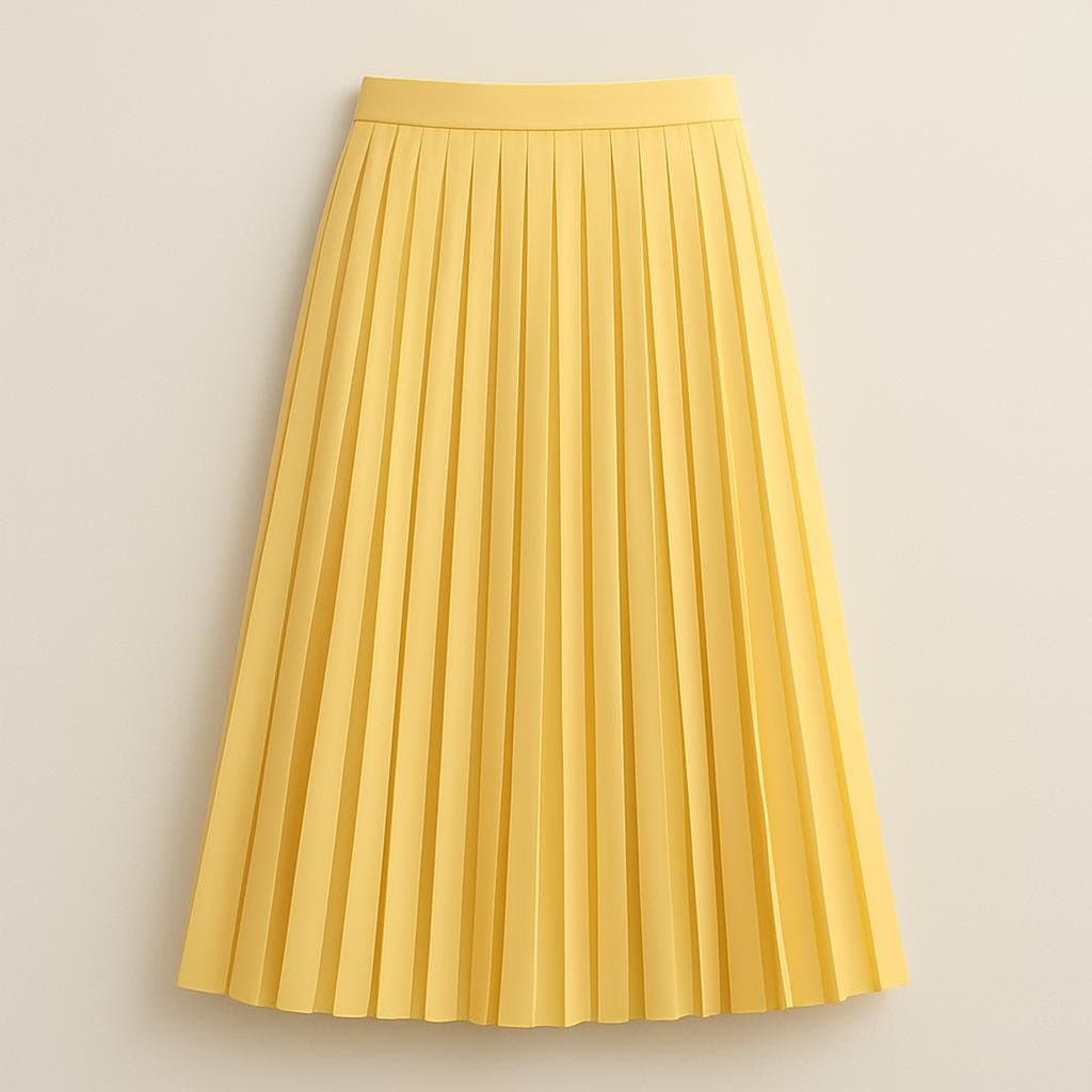Arcadia Pleated Midi Skirt