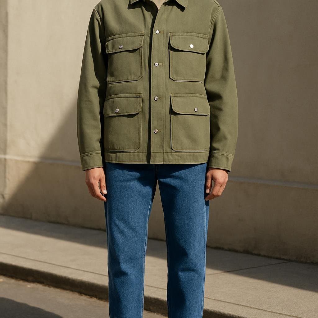 Cropped Utility Jacket