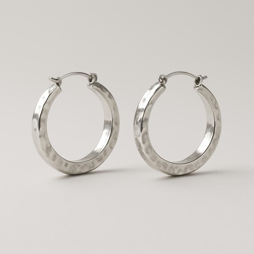 Petal Hoop Earrings