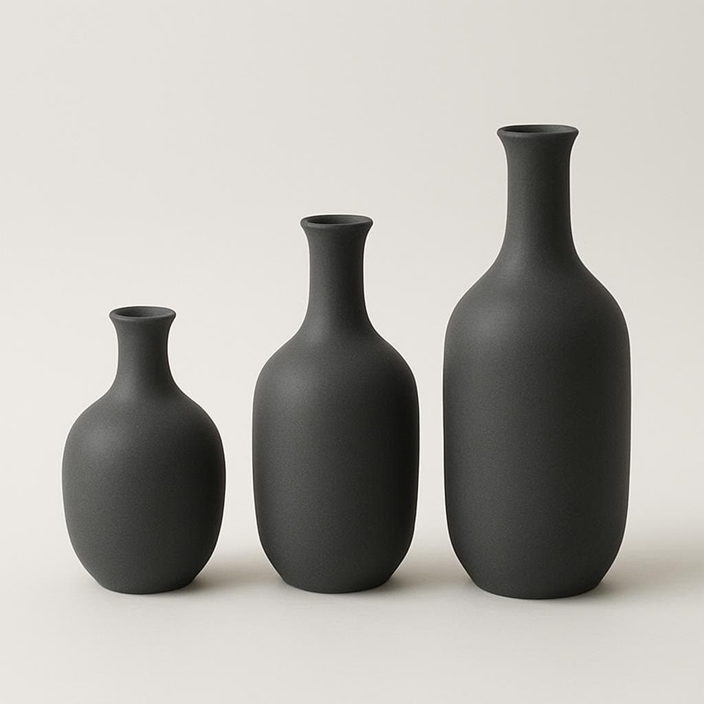Rookwood Ceramic Vase Trio