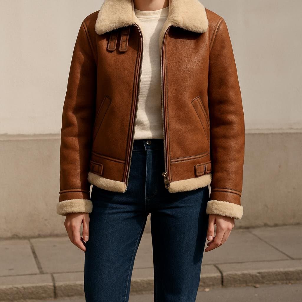 Shearling Aviator Jacket