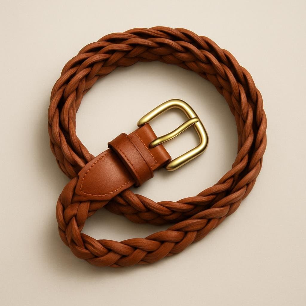 Wicker & Oak Braided Belt