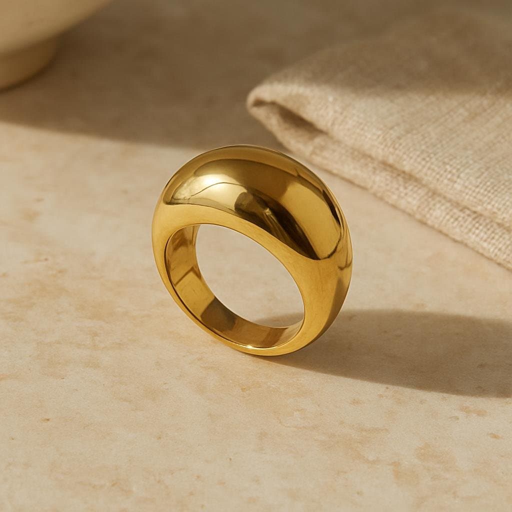 Gold Dome Ring