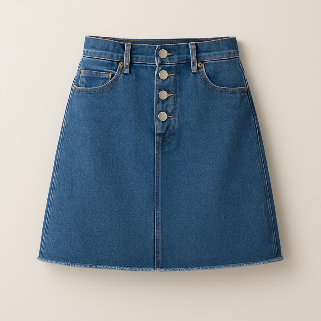 Ivy Denim A-Line Skirt