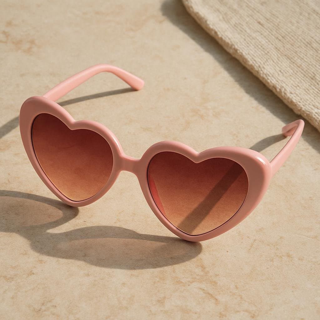 Pastel Heart Sunglasses